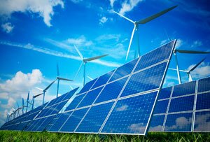 solar and wind energy